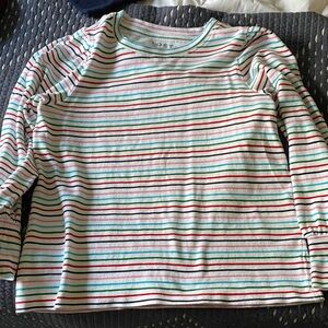 Striped LOFT long sleeve shirt